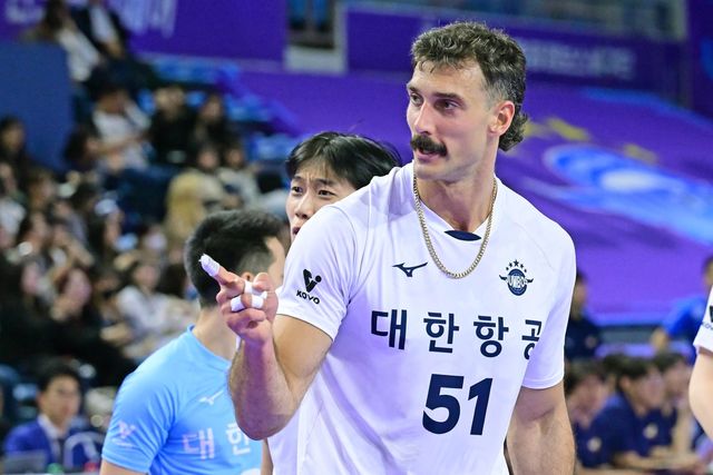 대한항공의 외국인 선수 카일 러셀