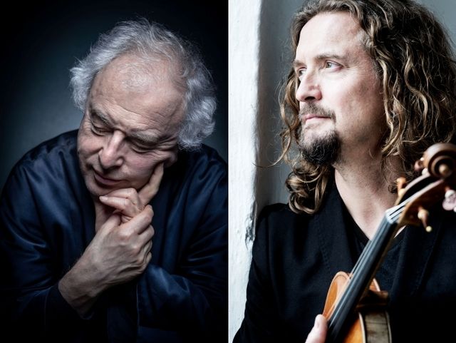 피아니스트 안드라스 시프와 바이올리니스트 크리스티안 테츨라프