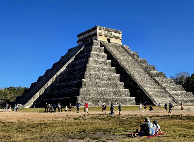 멕시코 치첸이트사 엘카스티요 피라미드(2025년 3월 18일 촬영)