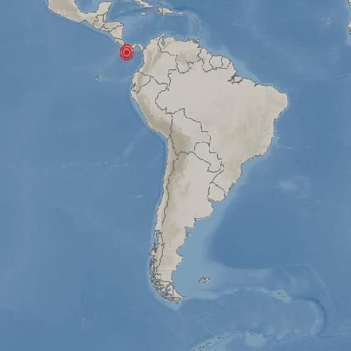 파나마 다비드 남쪽 바다서 규모 6.2 지진 발생