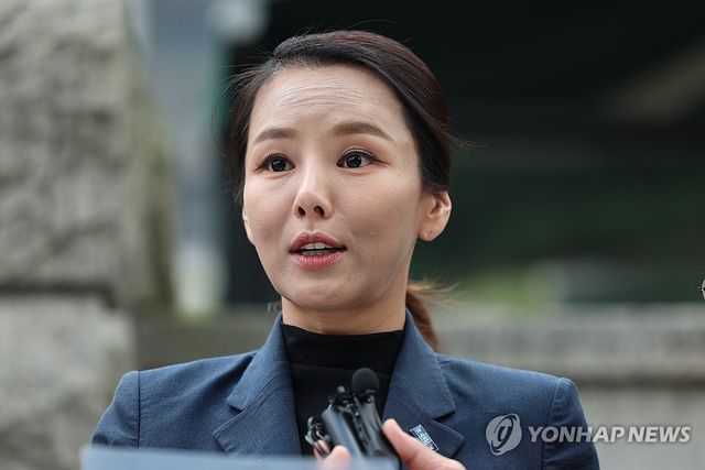 이정섭 대전고검 검사의 비위 의혹을 제기한 강미정 조국혁신당 대변인[연합뉴스 자료사진]