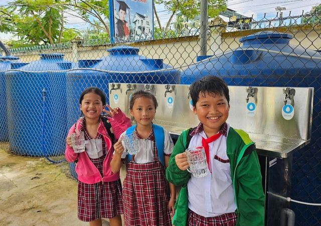 굿피플-한솔섬유, 베트남 남부 학교에 공급한 정수 시설