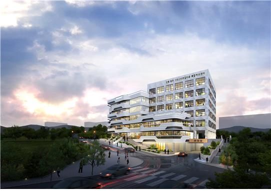 강원 원주 그린스타트업타운 복합허브센터 조감도