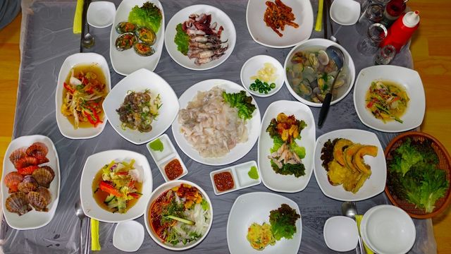 거제 이수도 '1박 3식' 메뉴 일부