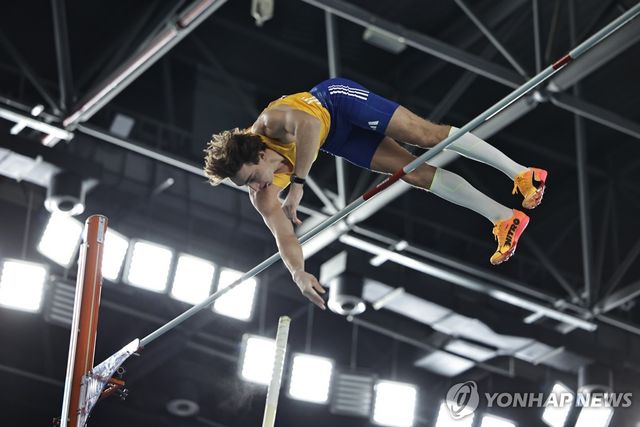 바를 넘는 듀플랜티스