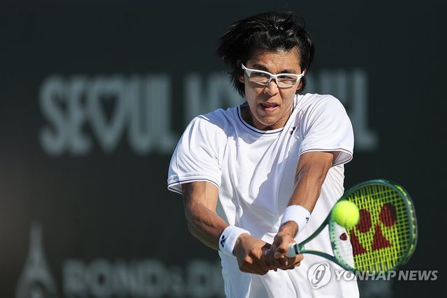 2024년 10월 서울오픈 챌린저 출전 당시의 정현