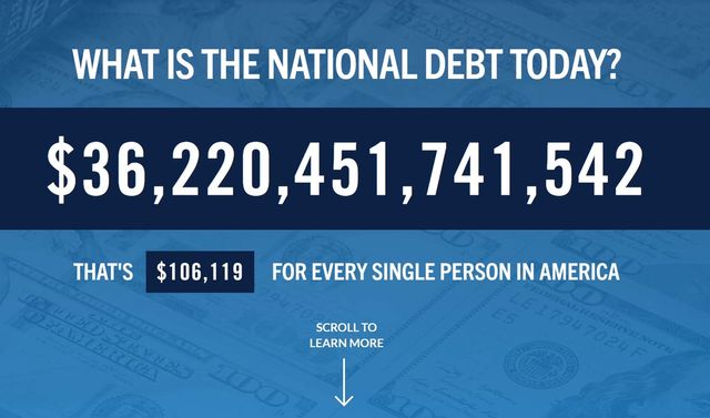 미국의 현대 국가부채