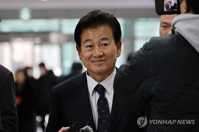 법정 향하는 정동영 의원