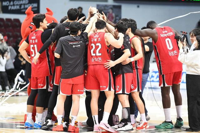 정관장, 5연승으로 단독 6위