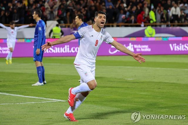 이란의 간판 공격수 타레미