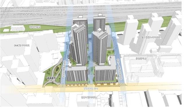 마포구 중동 78번지 일대 정비 후 모습