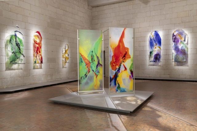 샹보르성에 전시된 김인중 신부 작품