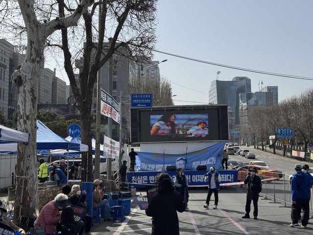 이재명 대표 무죄 촉구 집회