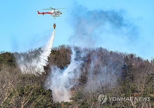 산불진화 합동훈련