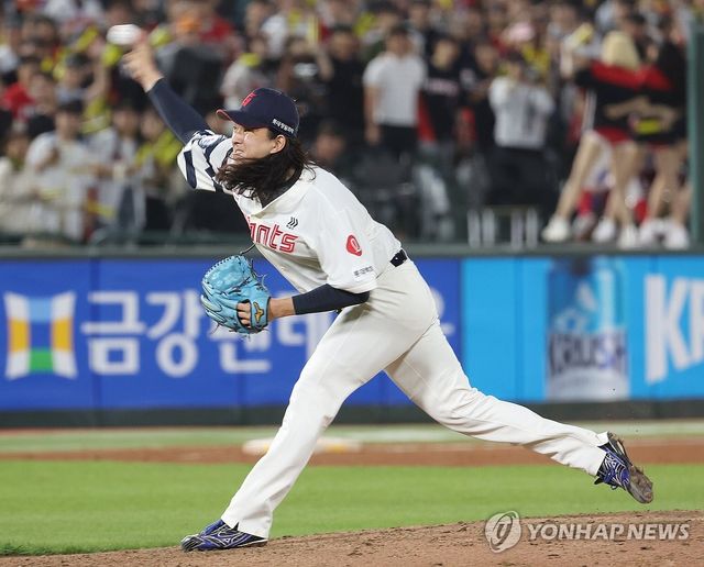 9회 등판한 김원중