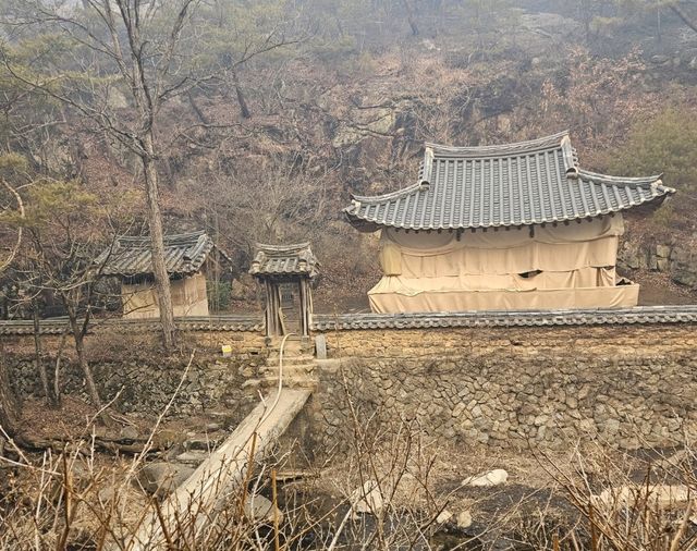 경상북도 문화유산자료인 안동 만휴정 모습 