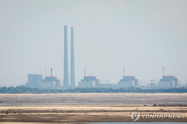 우크라이나 내 러시아 점령지에 있는 자포리자 원전