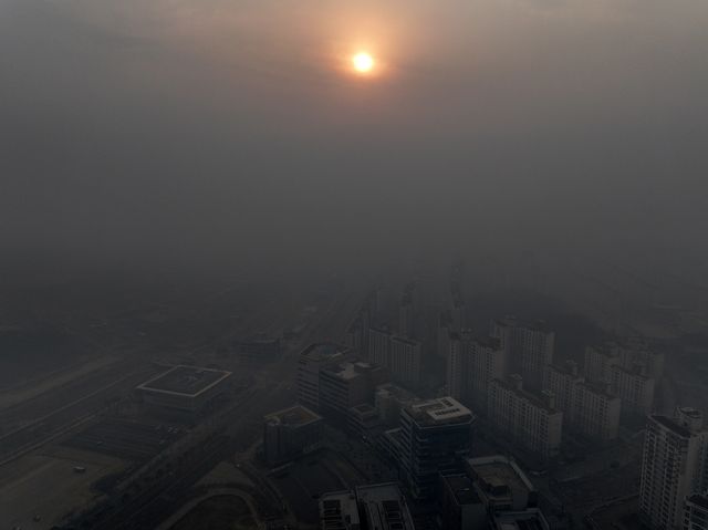 회색빛 안동·예천 시내