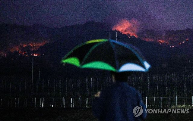 산불 잠재우기에 턱없이 부족한 비