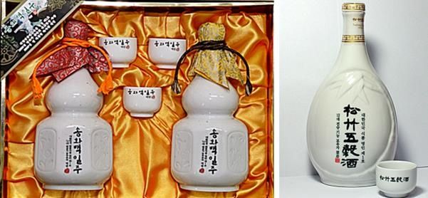 송화백일주와 송죽오곡주