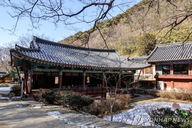 의성 고운사 가운루 마지막 모습