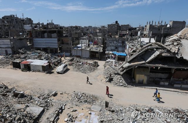 폐허 된 가자지구