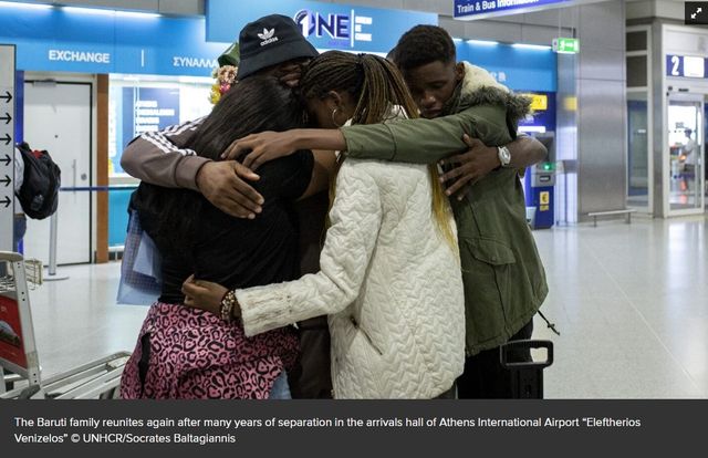 8년 만에 상봉한 발리 바루티 씨 가족