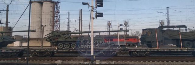 친우크라이나 텔레그램 채널에 공유된 북한제 자주포 운송 장면