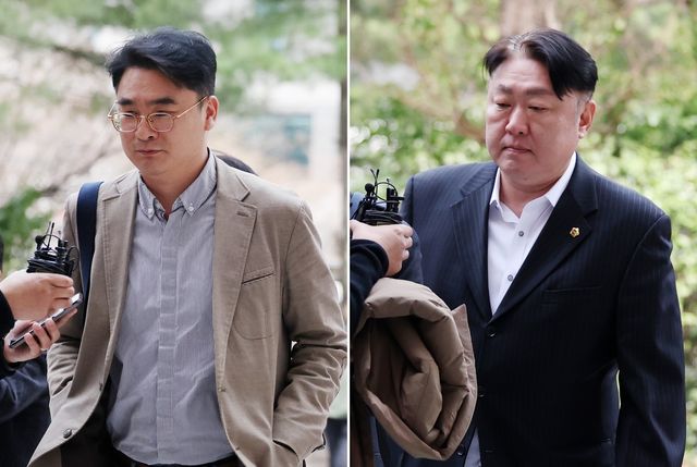 전자칠판 납품 비리…현직 인천시의원들 구속심사 출석