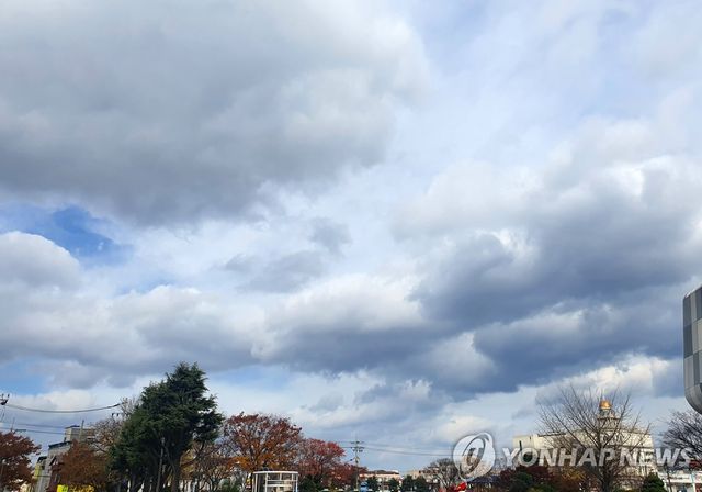 구름 많은 날씨