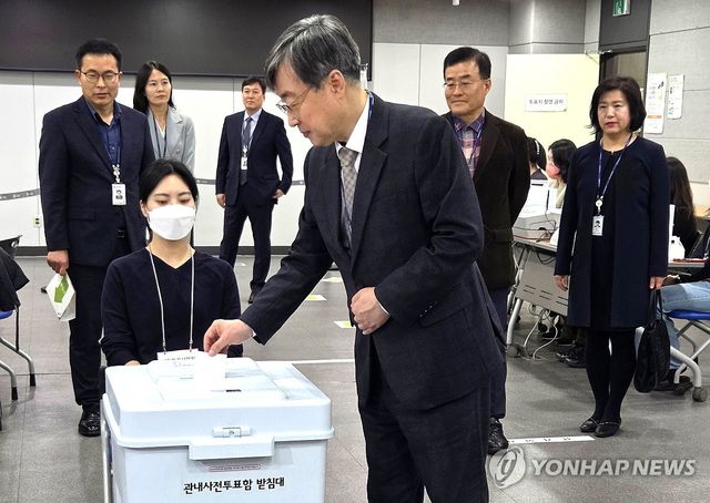 부산교육감 사전투표 모의시험 설비 점검