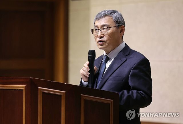 인사말 하는 정근식 서울시교육감