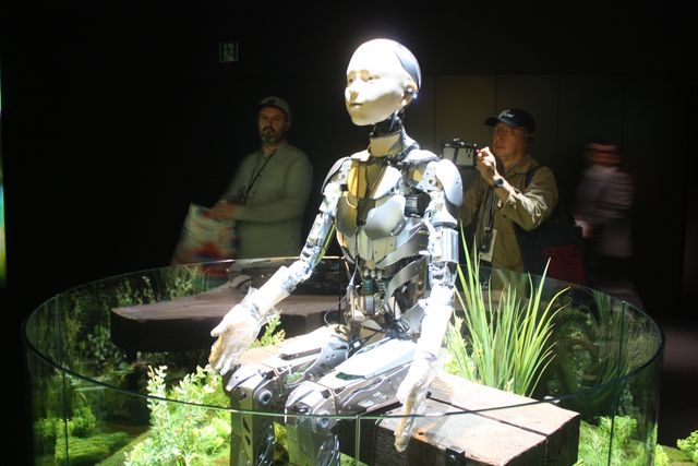 시그니처관에 전시된 안드로이드