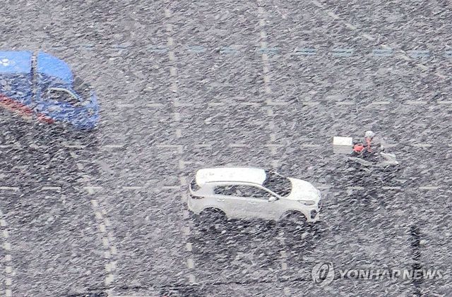 춘삼월 때아닌 엄청난 눈보라