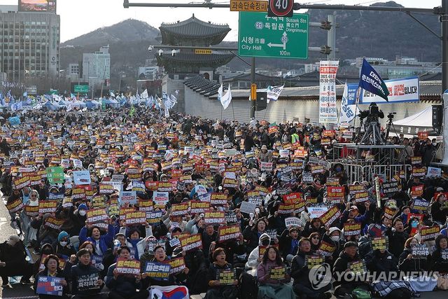 윤석열 대통령 탄핵 찬성의 목소리