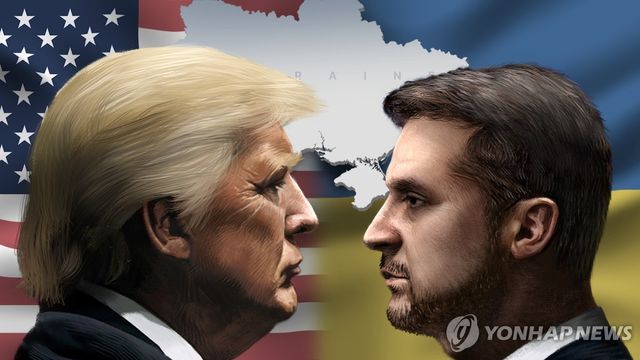 미국 트럼프 - 우크라이나 젤렌스키 (PG)