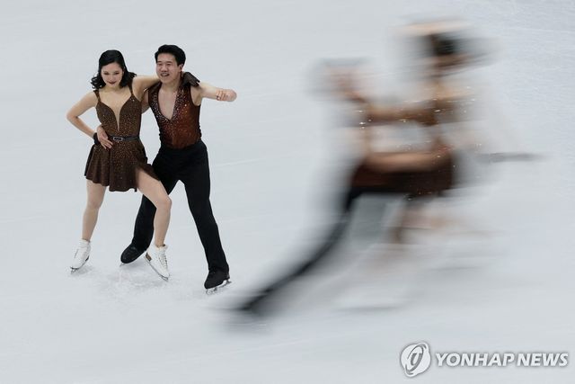 세계선수권대회에 출전한 임해나-권예조