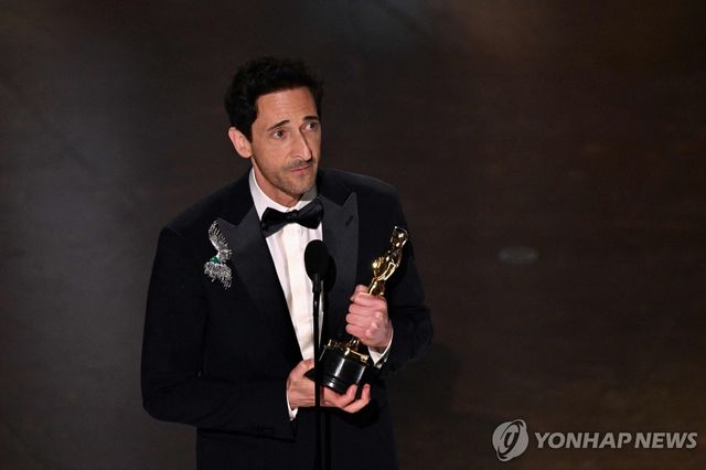 에이드리언 브로디, 제97회 미국 아카데미 남우주연상 수상