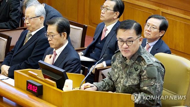 여인형 전 국군방첩사령관 , 탄핵심판 5차 변론 증인출석