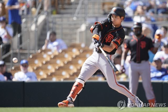 이정후의 시범경기 타격