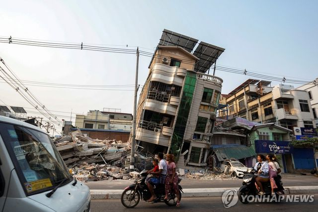 미얀마 지진 피해