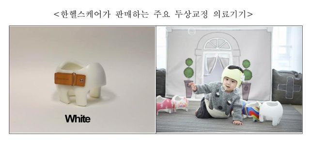 거짓 광고 대상이 된 두상교정기