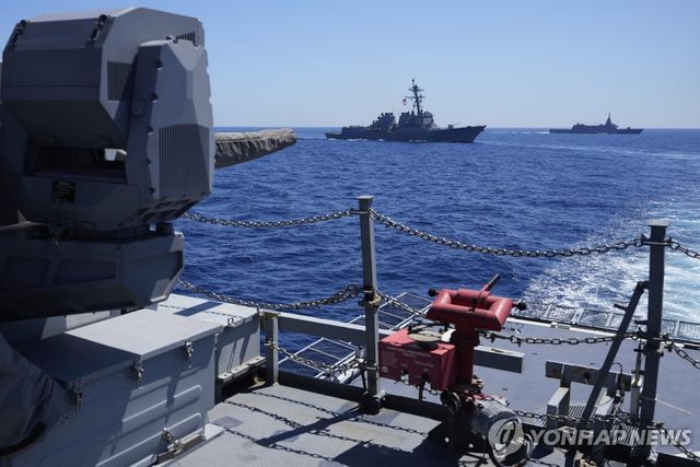 미·일·필리핀 해상 훈련