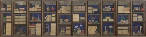 이택균, '책가도10폭', 19세기, 비단에 채색, 아모레퍼시픽미술관