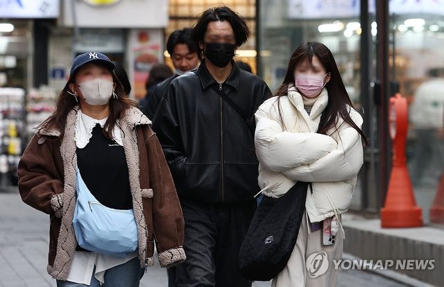 '한국 아직 추워요'
