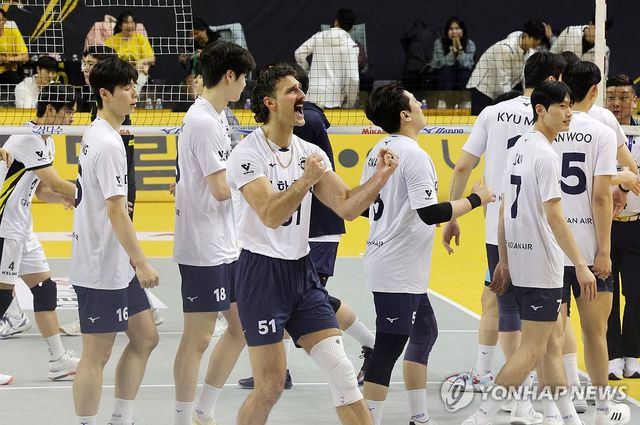 대한항공, PO 3차전 승리로 챔프전 진출