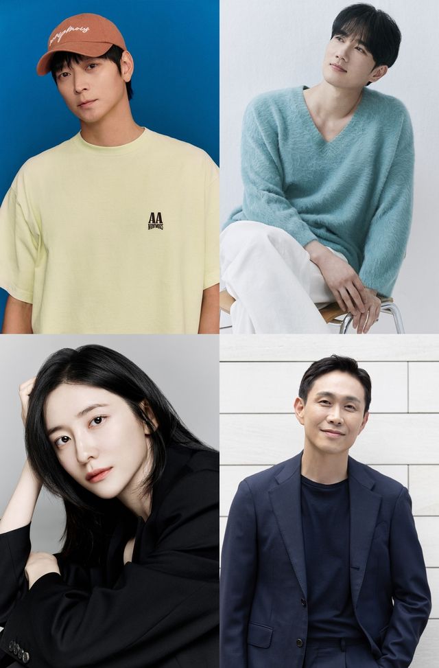 영화 '와일드 씽' 주연 배우 강동원, 엄태구, 오정세, 박지현(시계 방향)