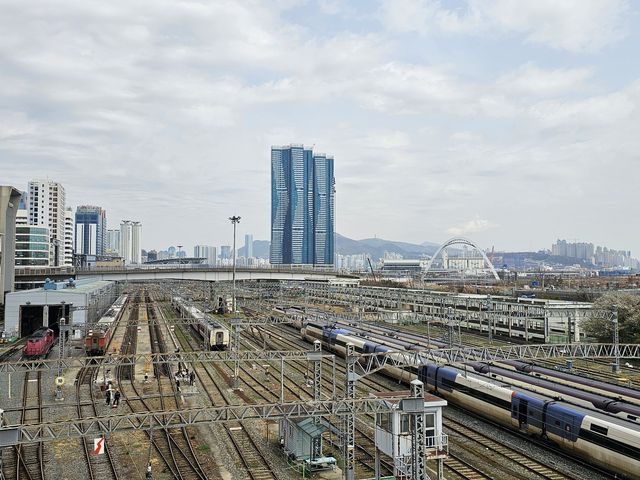 부산역 조차장 전경