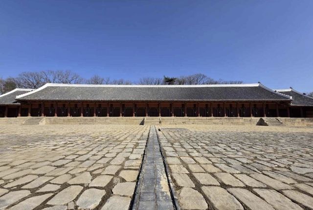 보수 공사 마친 종묘 정전 전경