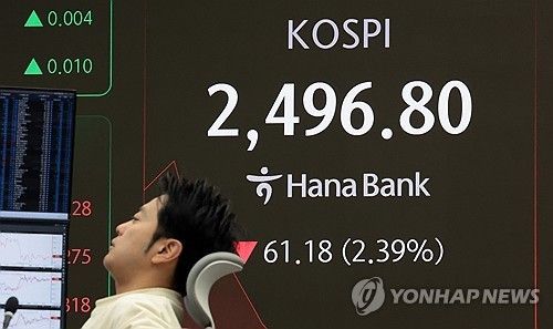 공매도 재개 첫날 하락 개장한 코스피